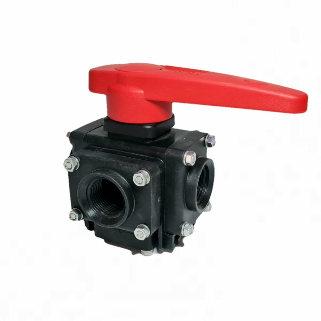 Llave Arag 4 Vías Rosca Hembra